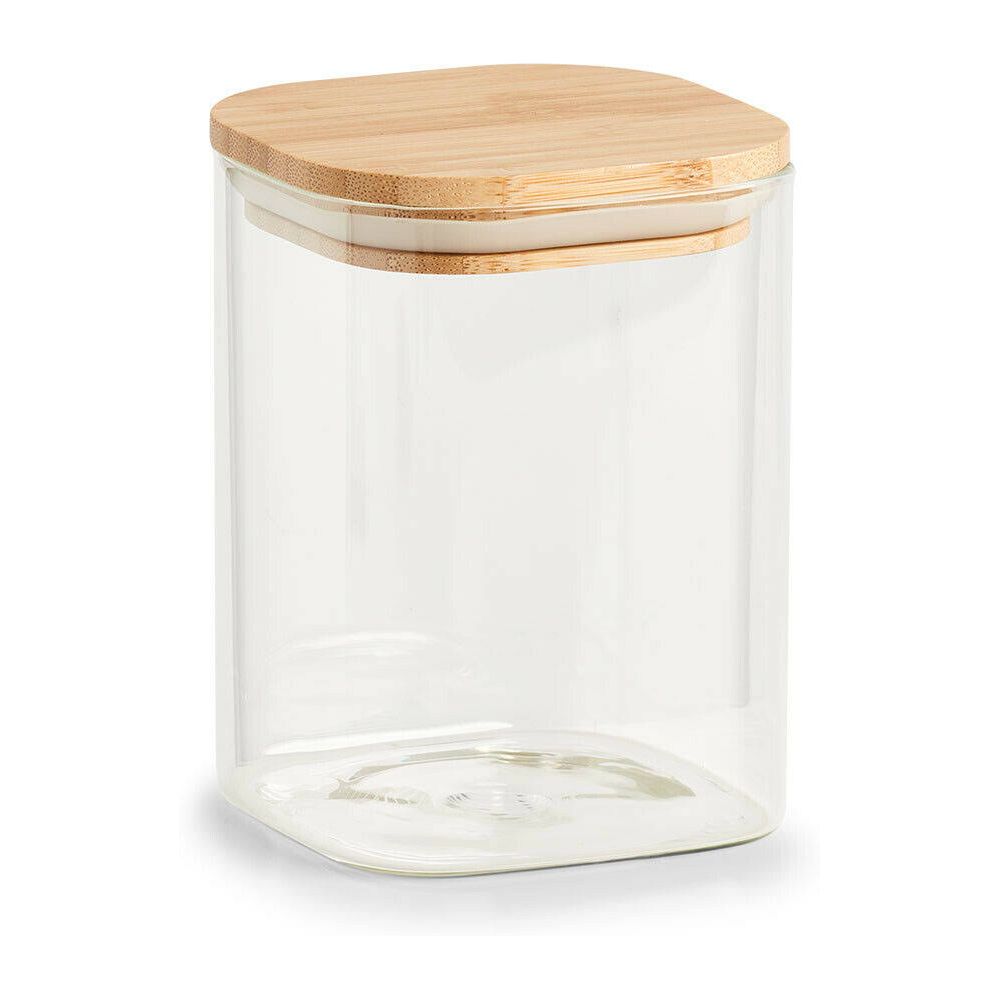 Zeller Present Storage jar with square bamboo lid 0.9l Bild 1