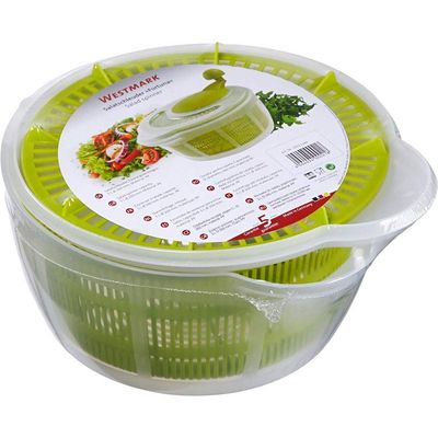 Westmark Spinner per insalata Fortuna, verde mela, 30x26x20 cm, 5 lt Bild 4