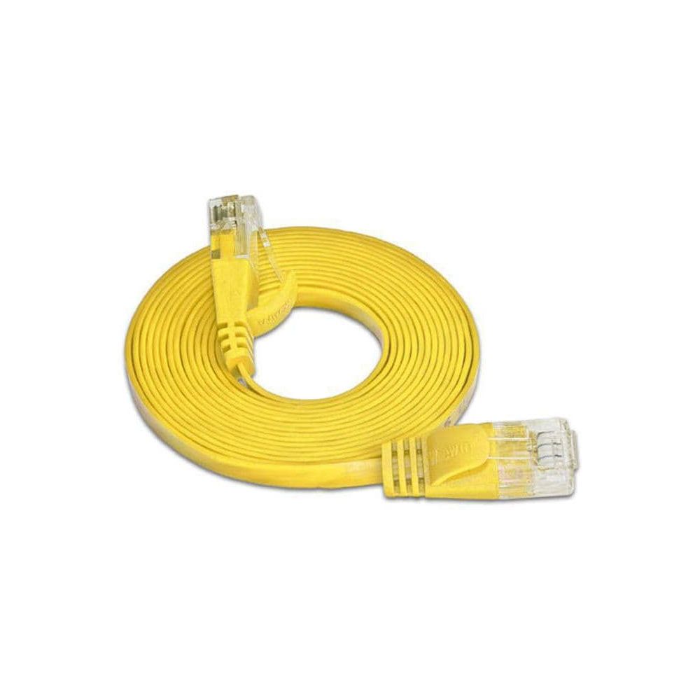 SLIM Cavo patch Cat 6, UTP, 10 m, giallo Bild 1