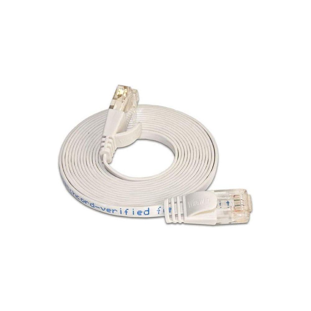 SLIM patchcord Cat 6, UTP, 5 m, White Bild 1