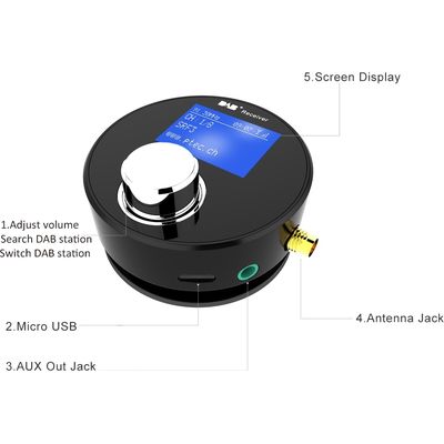 P TEC A2 schwarz, DAB+ Adapter / FM Transmitter Bild 7