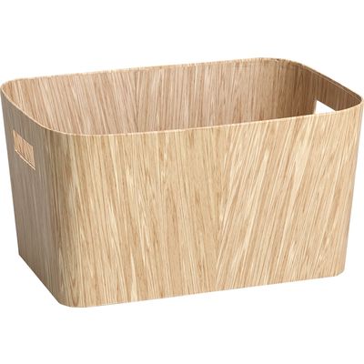 Zeller Present Scatola portaoggetti Legno Cartone 24x35x18cm