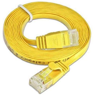 SLIM Cavo patch Cat 6, UTP, 10 m, giallo Bild 3