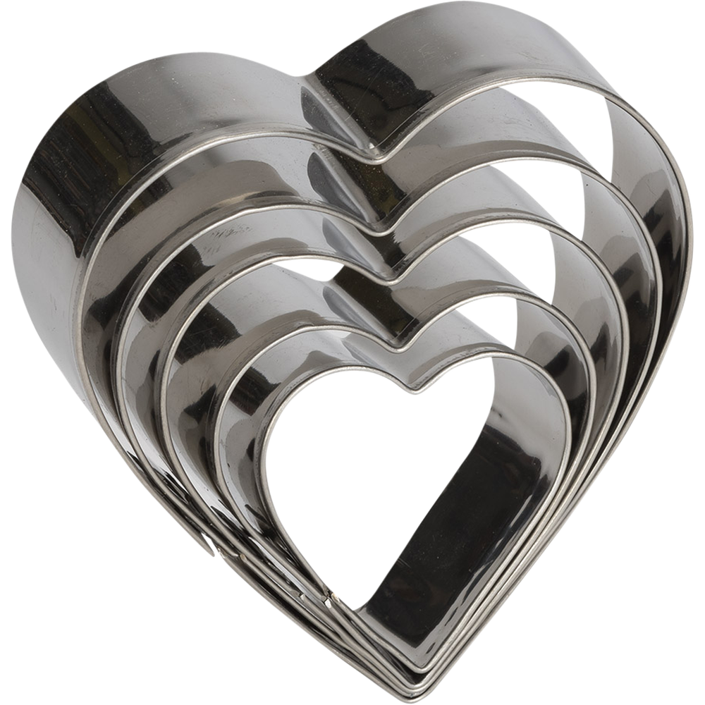 Patisse Cookie cutters heart 5 pieces Bild 1