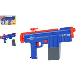 Sombo Pistola elettrica ad acqua 34,5 cm, blu - arancione con 4 batterie AA incluse