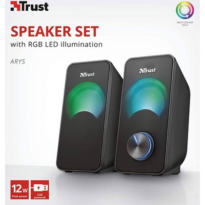 Trust pc speaker arys compact rgb 2.0 Bild 8