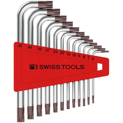 PB Swiss Tools Winkelstiftschlüssel-Set Torx® PB 410.H 6-45 Bild 2