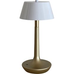 Lichtix Lampada da tavolo ricaricabile Art PC oro bianco