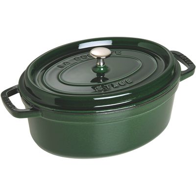 Staub Topf oval Vitamin Basil 6.5 lt., 33cm