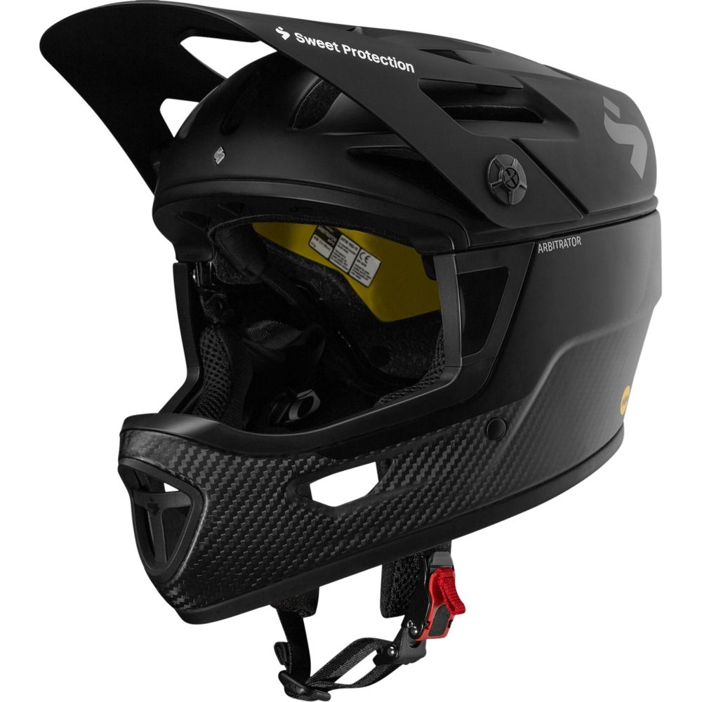 Sweet Protection Arbitrator Mips Helmet Matte Black/Natural Carbon ML Bild 1