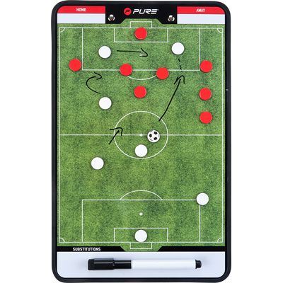 pure2improve doppelseitiges Coach-Board Fussball 35x22cm Bild 2