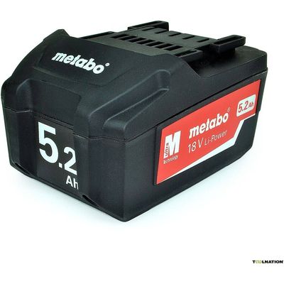 Metabo Akkupack 18V 5,2 Ah Li-Power Ersatzakku 625028000 Bild 4