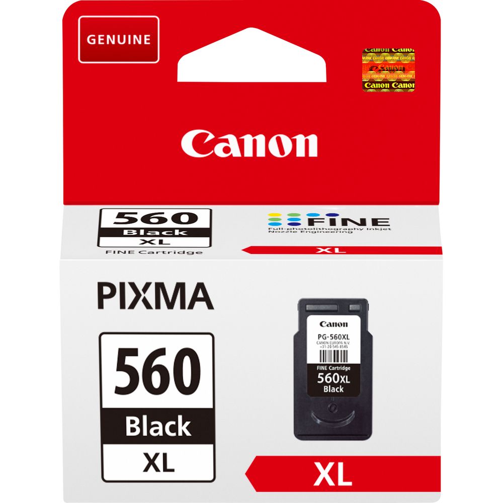 Canon Ink PG-560XL / 3712C001 Black Bild 1