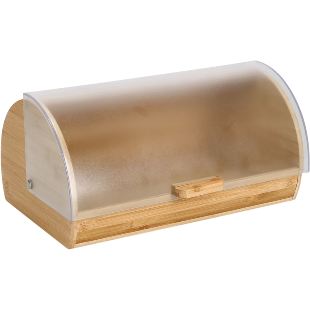 Zeller Present Roll-up bread bin bamboo plastic 39x25x19 cm Bild 1