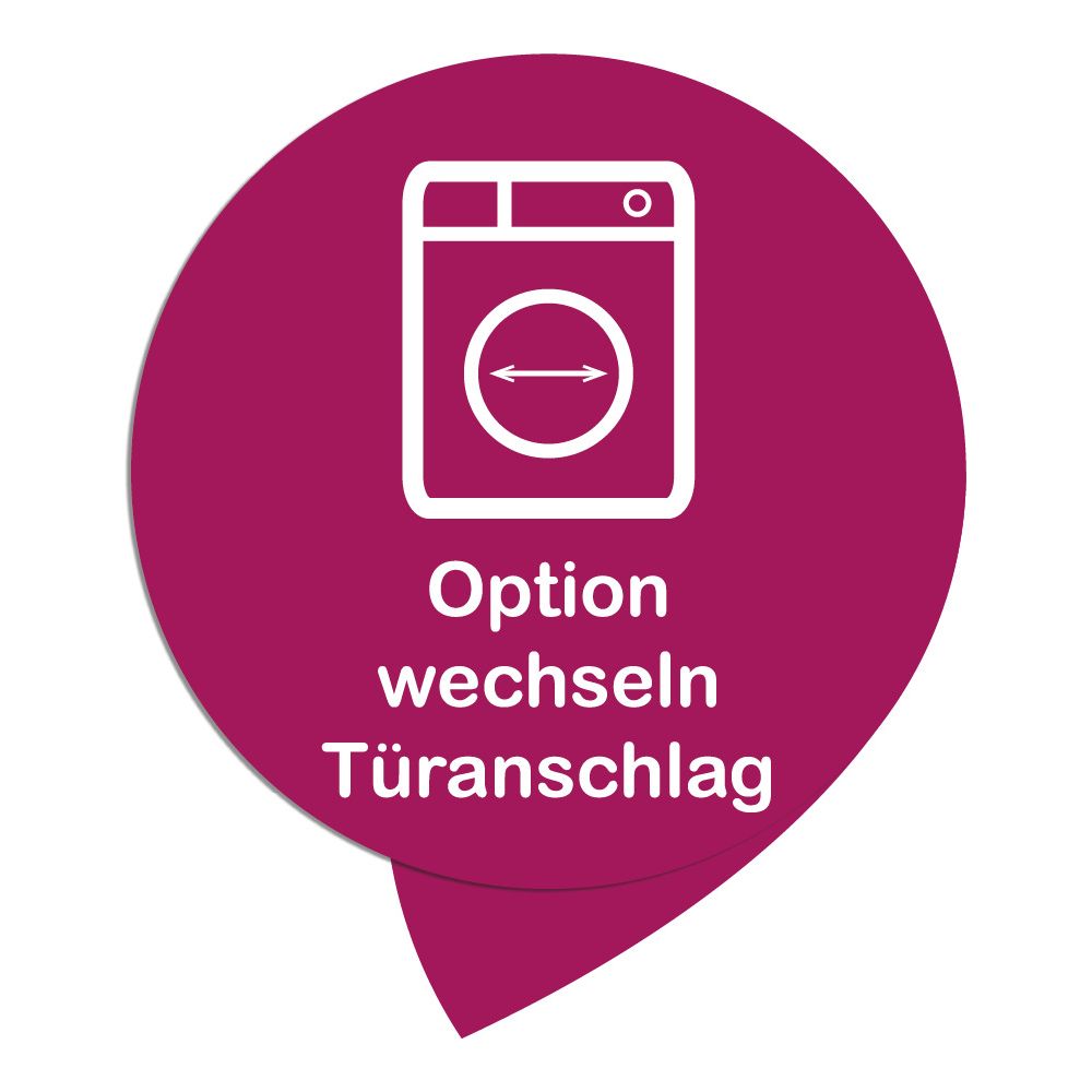 Installation Option Wechsel Türanschlag Waschmaschine oder Waschtrockner Bild 1