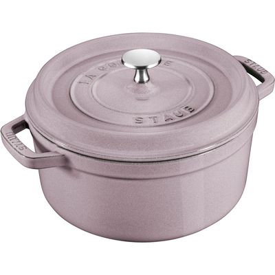 Staub Cocotte 22 cm, rund, Kirschblüte, Gusseisen 2.6l