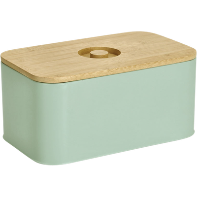 Zeller Present Bread box with bamboo lid 30x18x14 cm