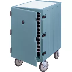 Cambro Carrello contenitore singolo blu ardesia