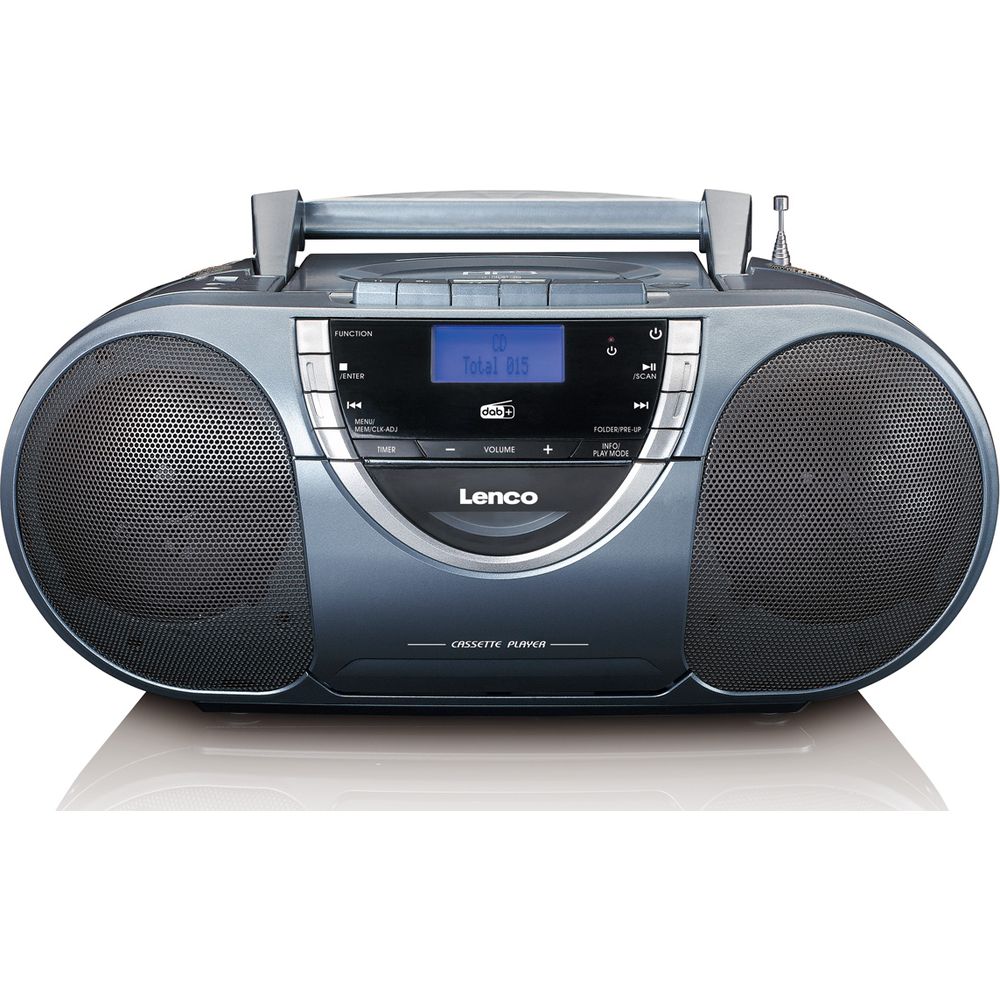 Lenco DAB+ radio/boombox SCD-6800, player, cassette, CD/MP3 - buy gray DAB+, at FM