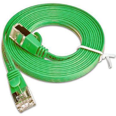 SLIM câble patch Cat 6, STP, 20 m, vert Bild 7