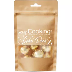 Scrap Cooking Perles de chocolat Or XXL 55g