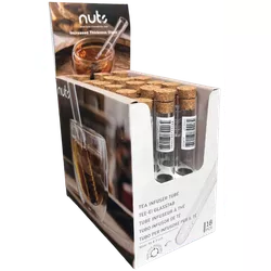 Nuts Innovations Display 18 Stück Tee Infuser mit Kork Deckel