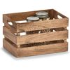 Zeller Present Allzweckkiste Vintage braun Holz 31x21x19cm thumb 1