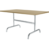 Schaffner Metal table Säntis 140x80 - Hot Dipped Galvanized - Pastel Brown