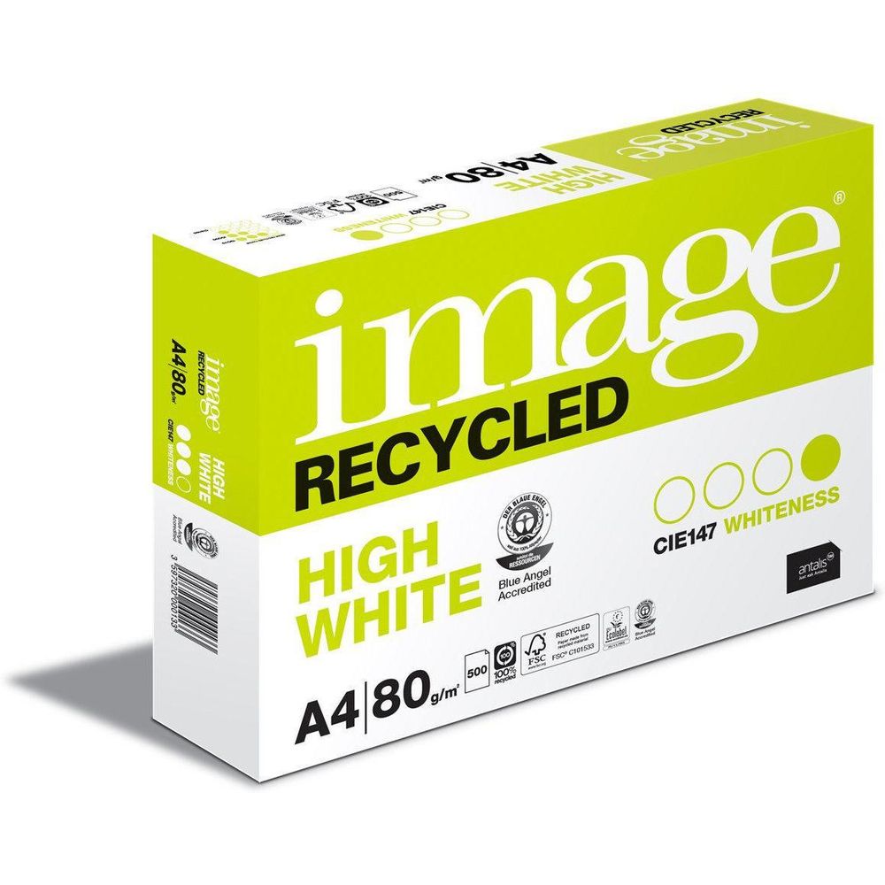 Image Carta per stampante riciclata A4 bianco alto 80 g/m², 500 fogli -  acquista su