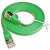 SLIM câble patch Cat 6, STP, 0.5 m, vert thumb 1