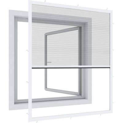 WINDHAGER Expert Fenster Plissée weiss 100x120cm Bild 4