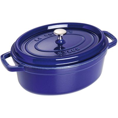 Staub Topf oval dunkelblau 4.2 lt., 29cm Bild 2