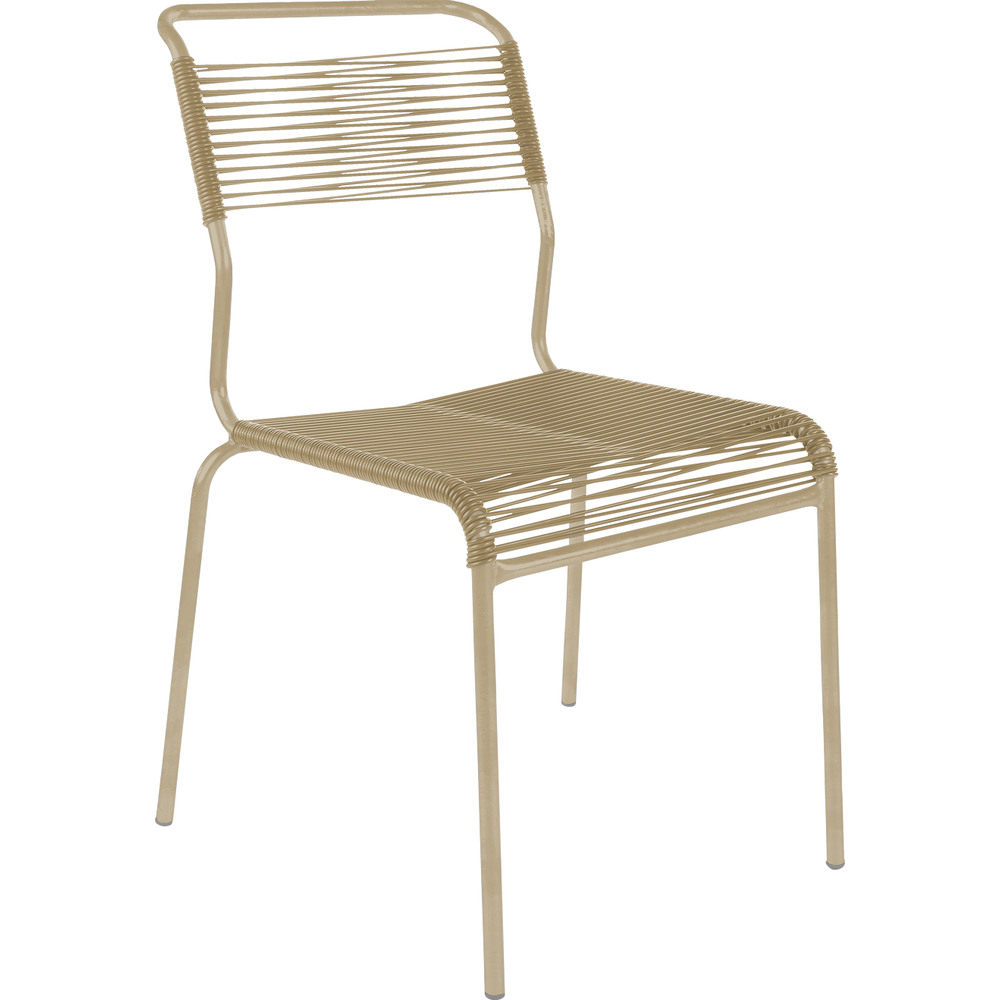 Schaffner Chaise spaghetti Säntis sans accoudoirs - Marron pastel - Marron pastel Bild 1