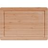 Zeller Present Bamboo cutting board with groove 32x22x1.6cm