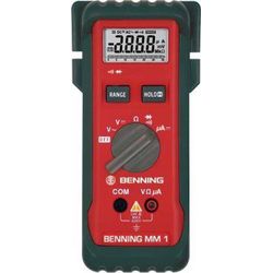 Benning Multimetro digitale MM 1 con 2 micro batterie 1.5V