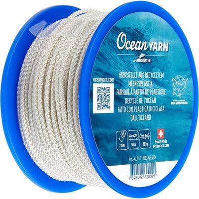 Meister OceanYarn rope 2mm, 50m normal braid, white Bild 2