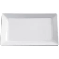 Aps Plateau GN 1/2 PURE, 32.5x26.5cm H3cm, blanc