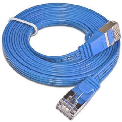 SLIM câble patch Cat 6, STP, 0.15 m, bleu Bild 6