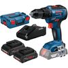 Bosch Professional Bosch GSR 18V-55 + 2 x 4.0 Ah PC + GAL18V-40 + L-BOXX thumb 3