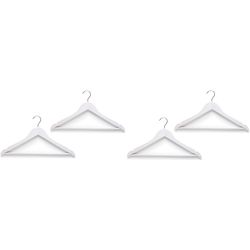 Zeller Present Coat hangers 4 pieces white 43.5cm