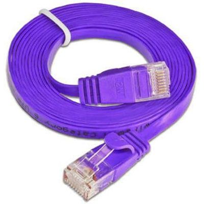 SLIM Câble de raccordement Cat 6, UTP, 1 m, violet Bild 4