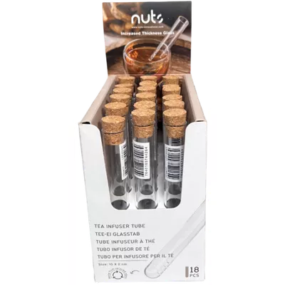 Nuts Innovations Espositore 18 pezzi per infusore da tè con coperchio in sughero Bild 2