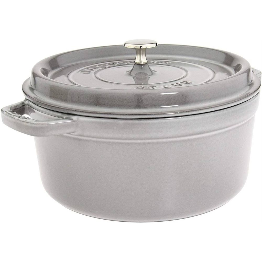 Staub Topf rund grau 5.2 lt. 26cm Bild 1