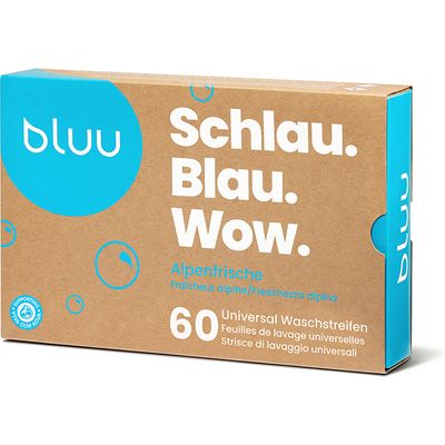 bluu Bande de lavage Fraîcheur des Alpes 60 pces