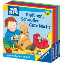 Ravensburger Mein erster Bücher-Würfel: Töpfchen, Schnuller, Gute Nacht (Bücher-Set)