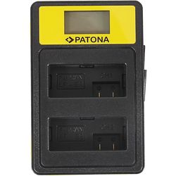 Patona Ladegerät Smart Dual LCD USB Canon LP-E8