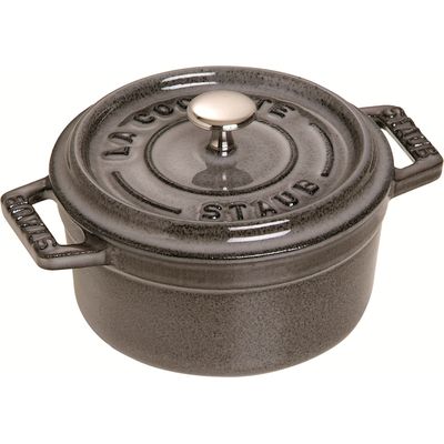 Staub Topf rund grau 1.2 lt., 16cm Bild 4