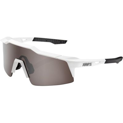 100percent Lente a specchio argento HiPER Speedcraft SL bianco opaco