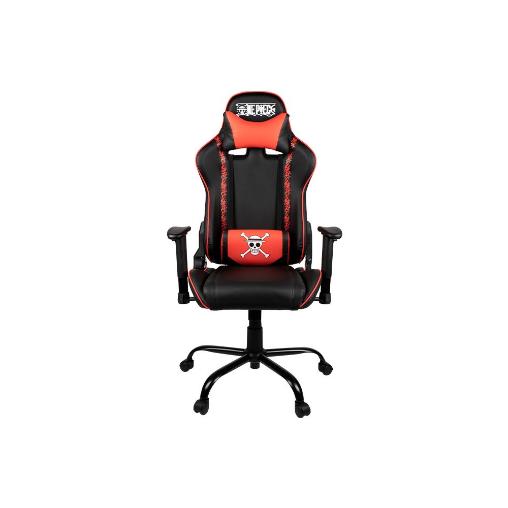 Konix One Piece Chaise de bureau gaming - Inclinaison siège 150° - Cuir  polyuréthane lisse - Noir et rouge