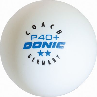 Donic Tischtennisball P40+ weiss 6 Stk. (2Sterne) Bild 2